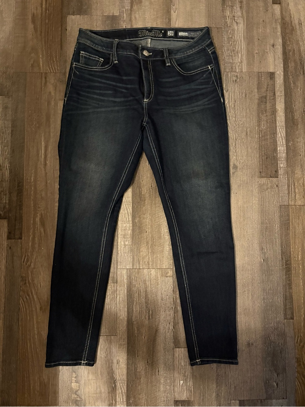 Miss Me Dark Blue Skinny Jeans